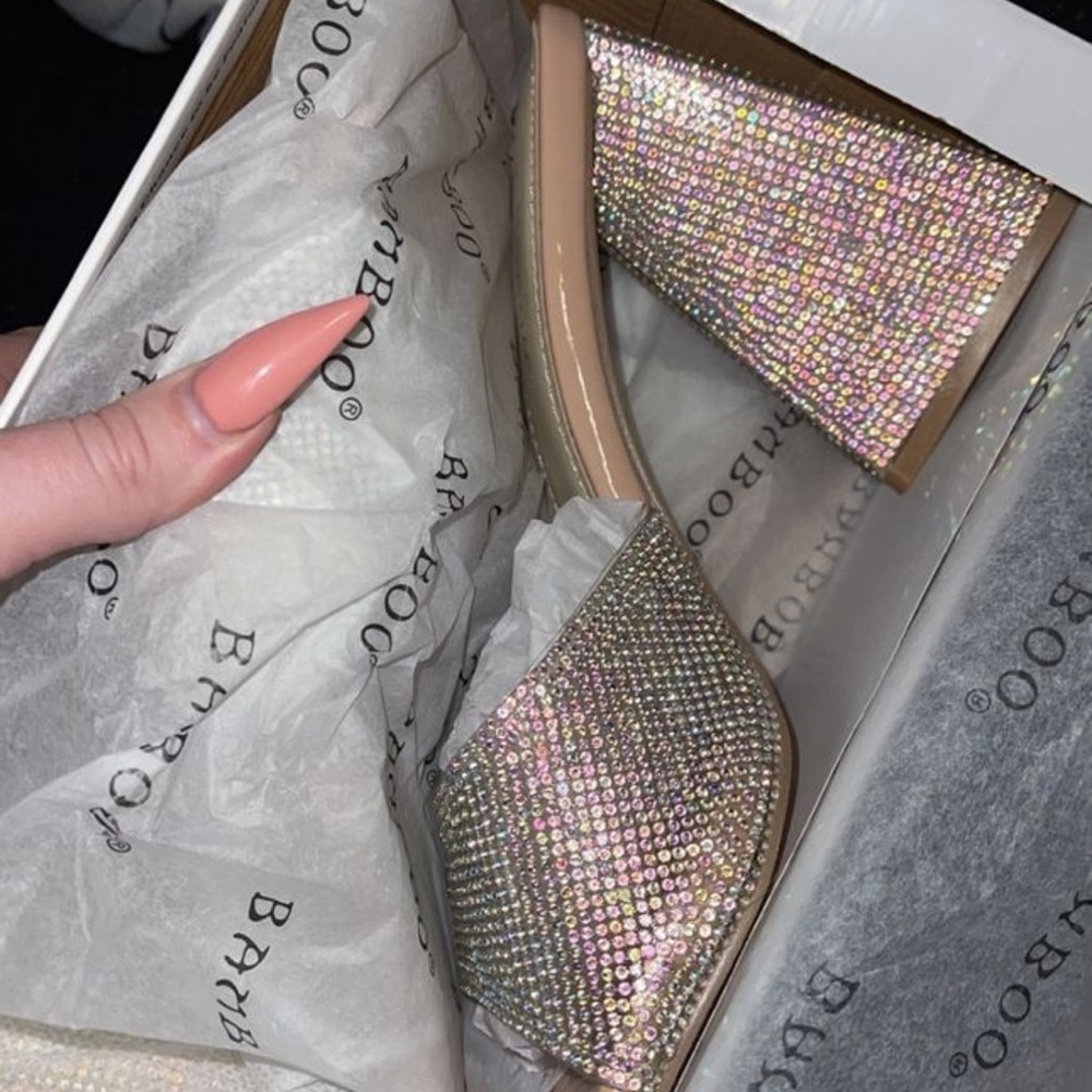 Rhinestone heels